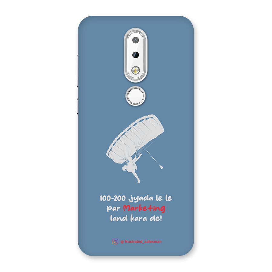 Marketing Land Kara De SteelBlue Back Case for Nokia 6.1 Plus