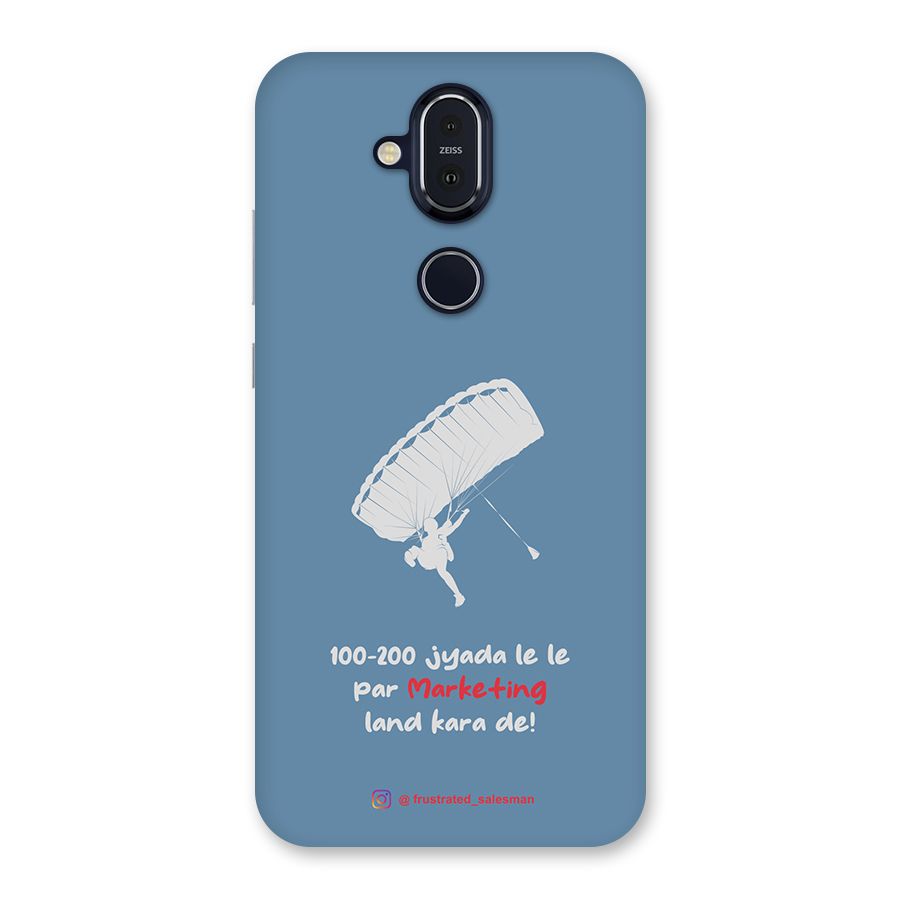 Marketing Land Kara De SteelBlue Back Case for Nokia 8.1