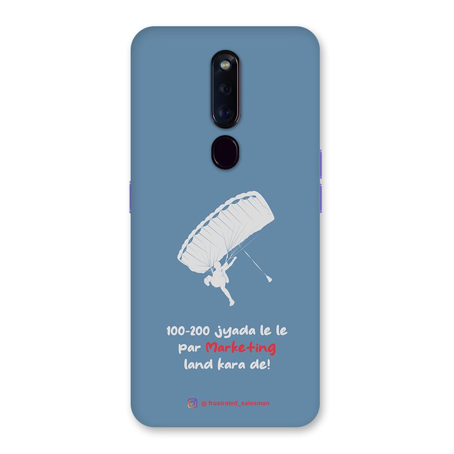 Marketing Land Kara De SteelBlue Back Case for Oppo F11 Pro