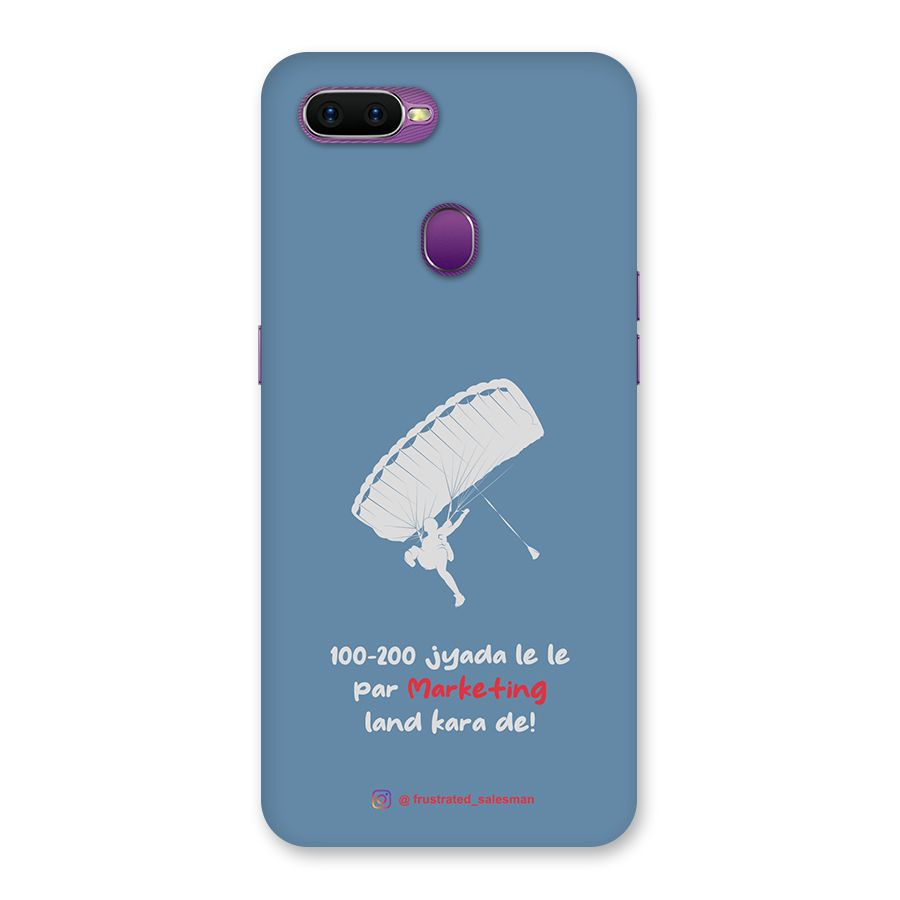 Marketing Land Kara De SteelBlue Back Case for Oppo F9
