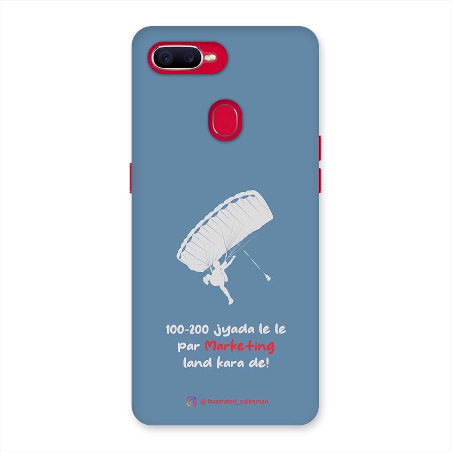 Marketing Land Kara De SteelBlue Back Case for Oppo F9 Pro