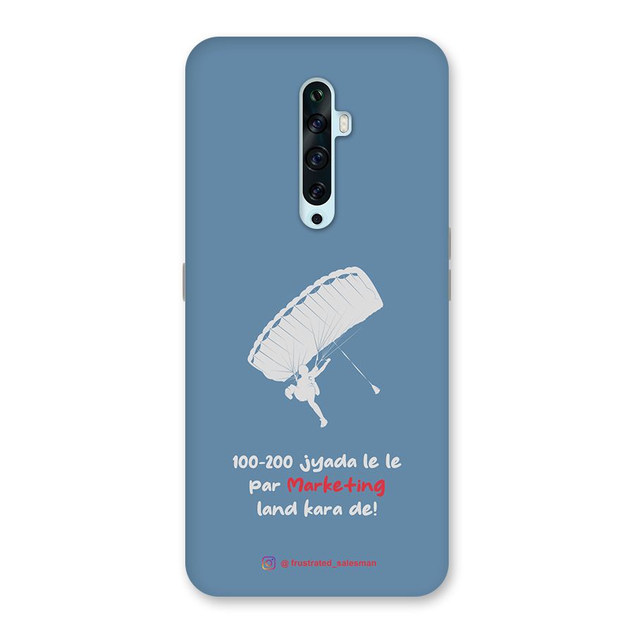 Marketing Land Kara De SteelBlue Back Case for Oppo Reno2 F