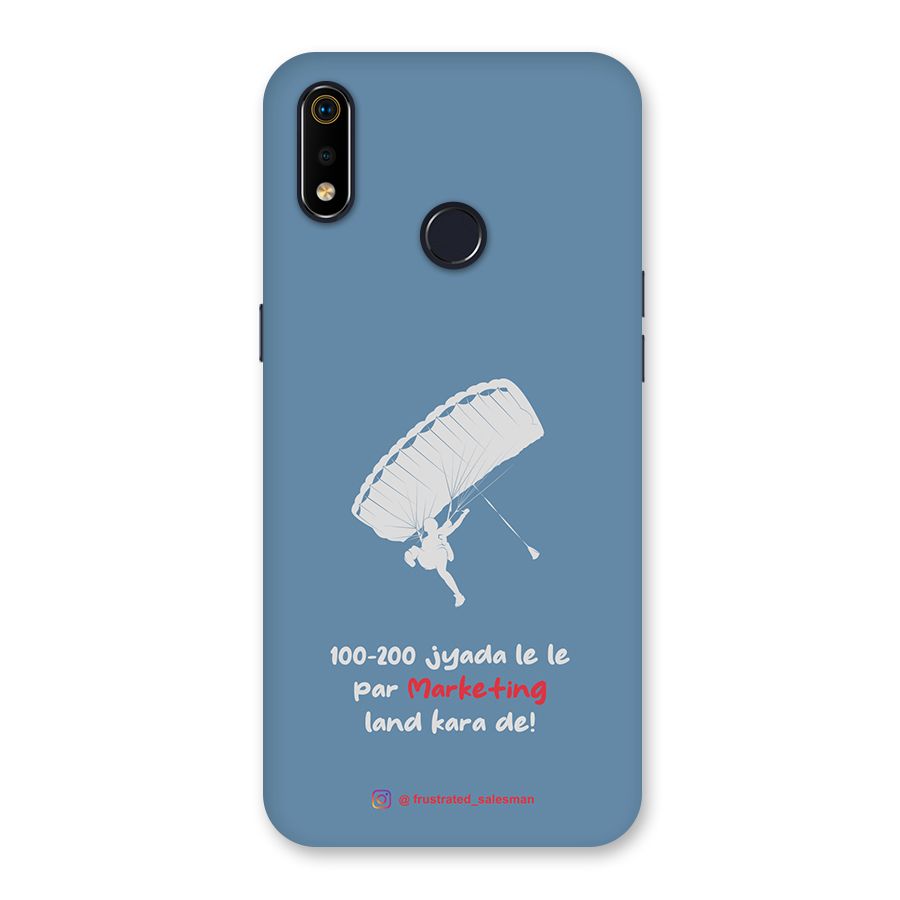 Marketing Land Kara De SteelBlue Back Case for Realme 3i