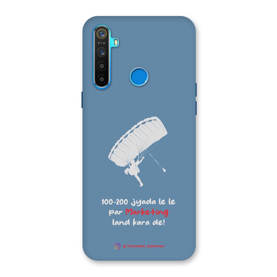 Marketing Land Kara De SteelBlue Back Case for Realme 5