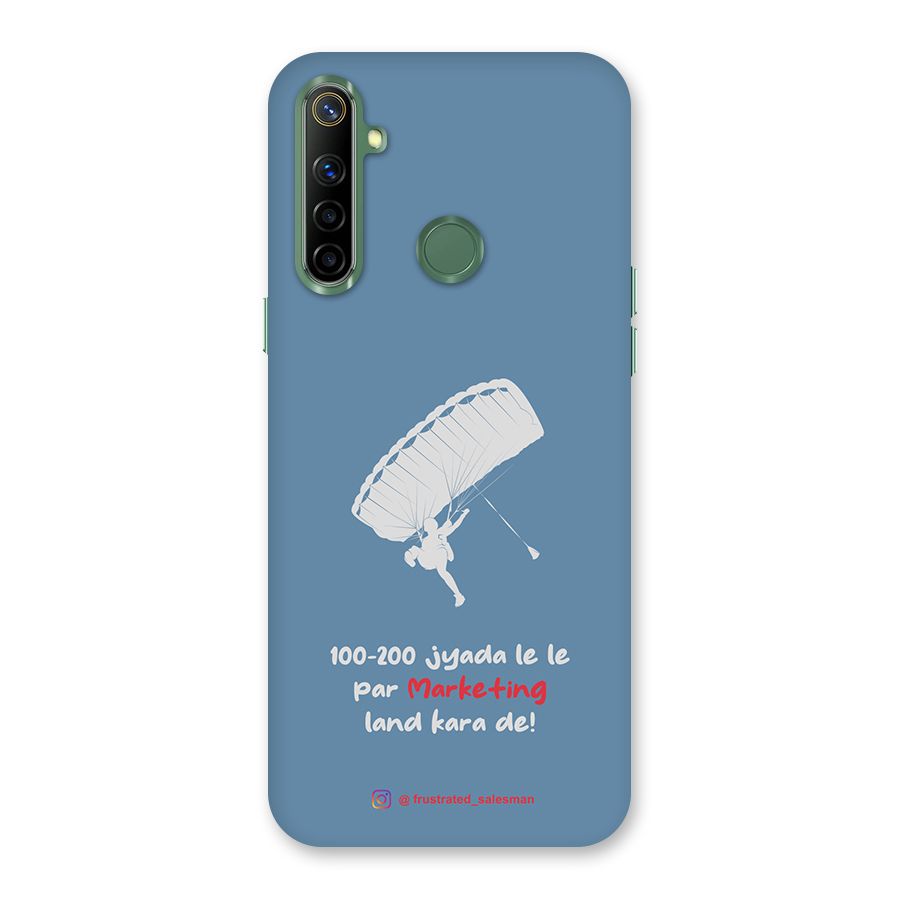 Marketing Land Kara De SteelBlue Back Case for Realme Narzo 10
