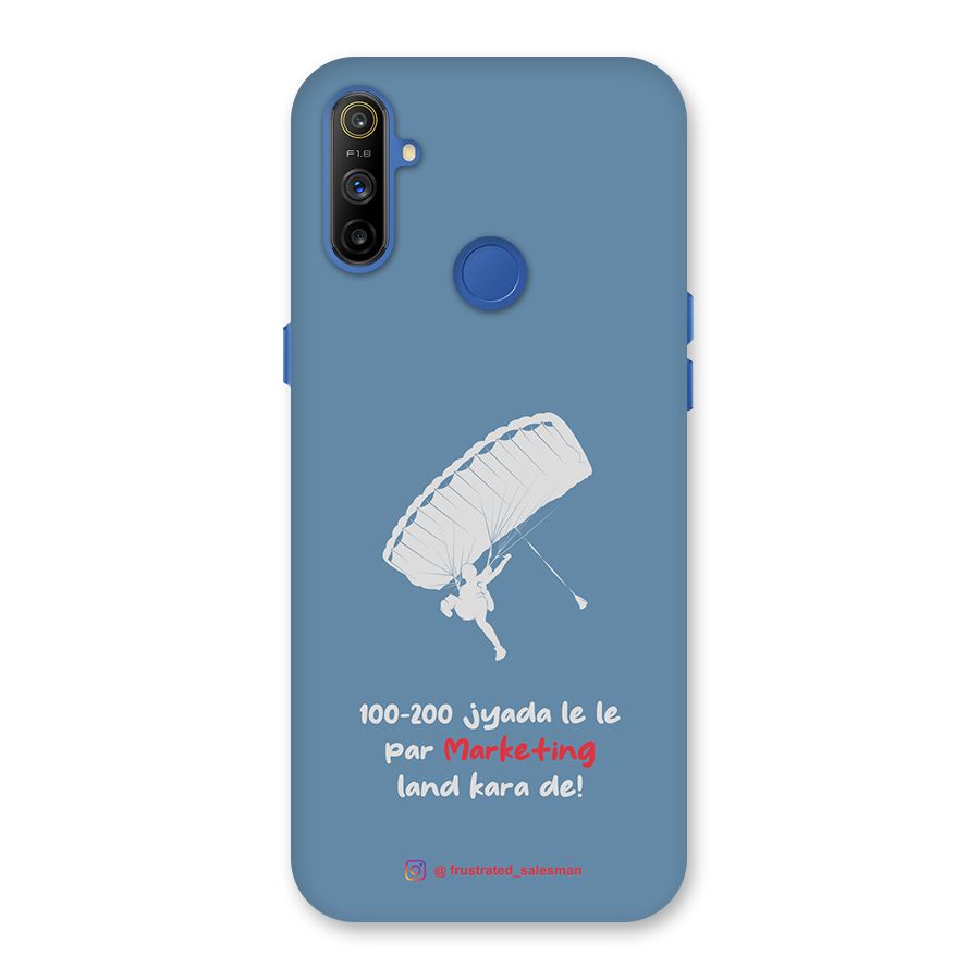 Marketing Land Kara De SteelBlue Back Case for Realme Narzo 10A