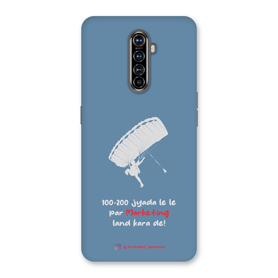 Marketing Land Kara De SteelBlue Back Case for Realme X2 Pro