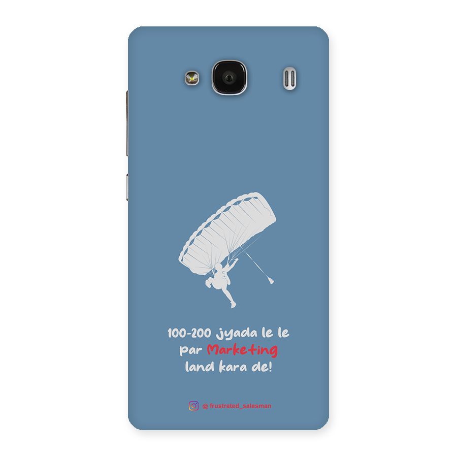 Marketing Land Kara De SteelBlue Back Case for Redmi 2s