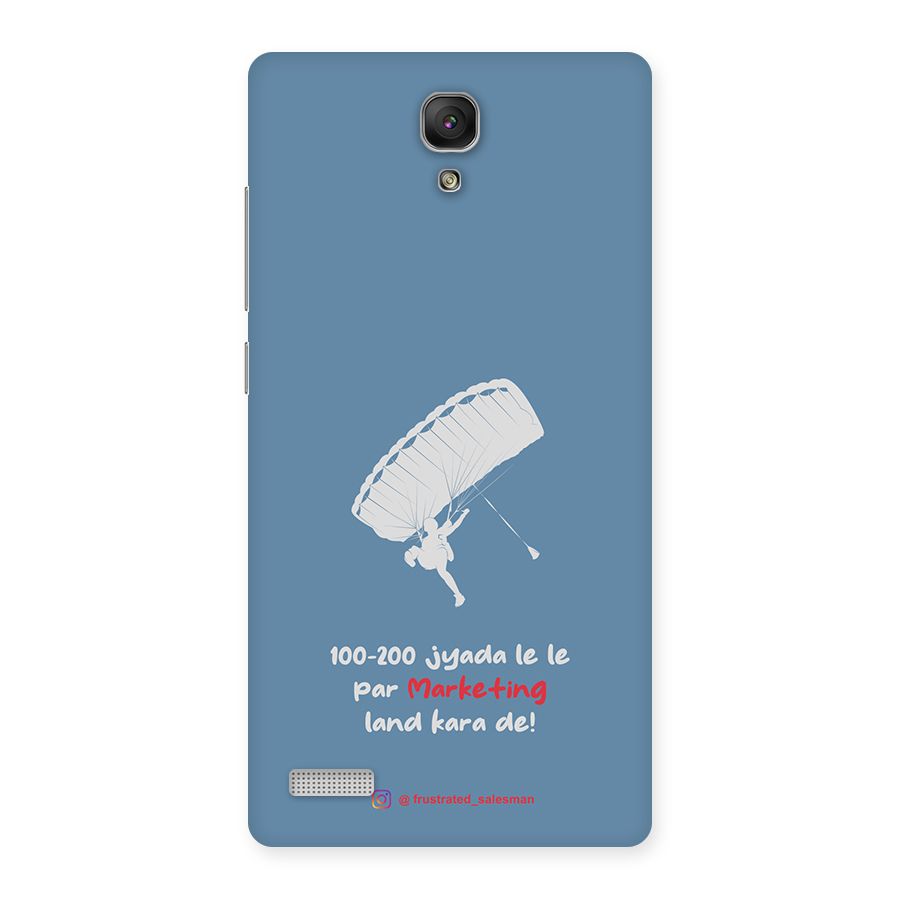 Marketing Land Kara De SteelBlue Back Case for Redmi Note Prime