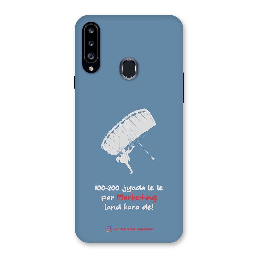 Marketing Land Kara De SteelBlue Back Case for Samsung Galaxy A20s