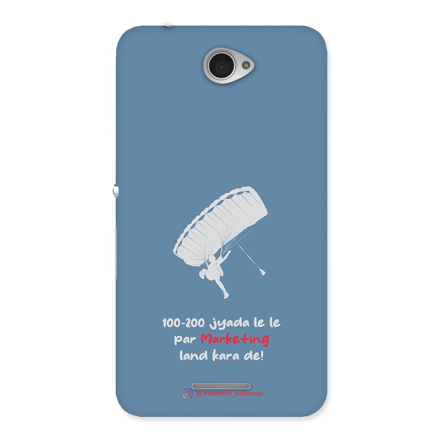 Marketing Land Kara De SteelBlue Back Case for Sony Xperia E4