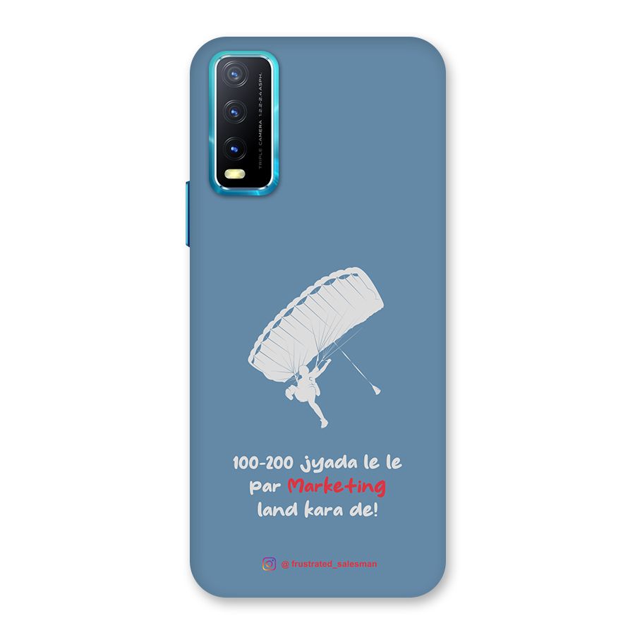 Marketing Land Kara De SteelBlue Back Case for Vivo Y20A