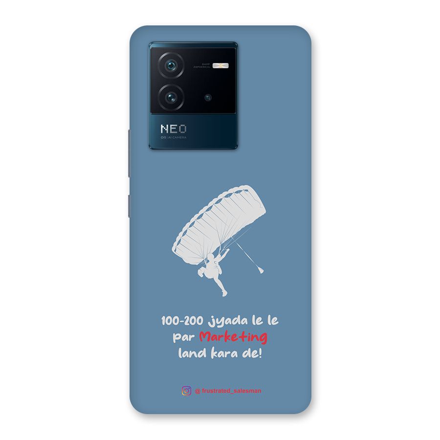 Marketing Land Kara De SteelBlue Back Case for Vivo iQOO Neo 6 5G