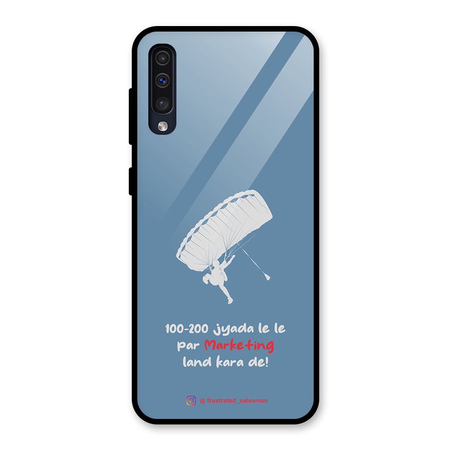 Marketing Land Kara De SteelBlue Glass Back Case for Galaxy A30s
