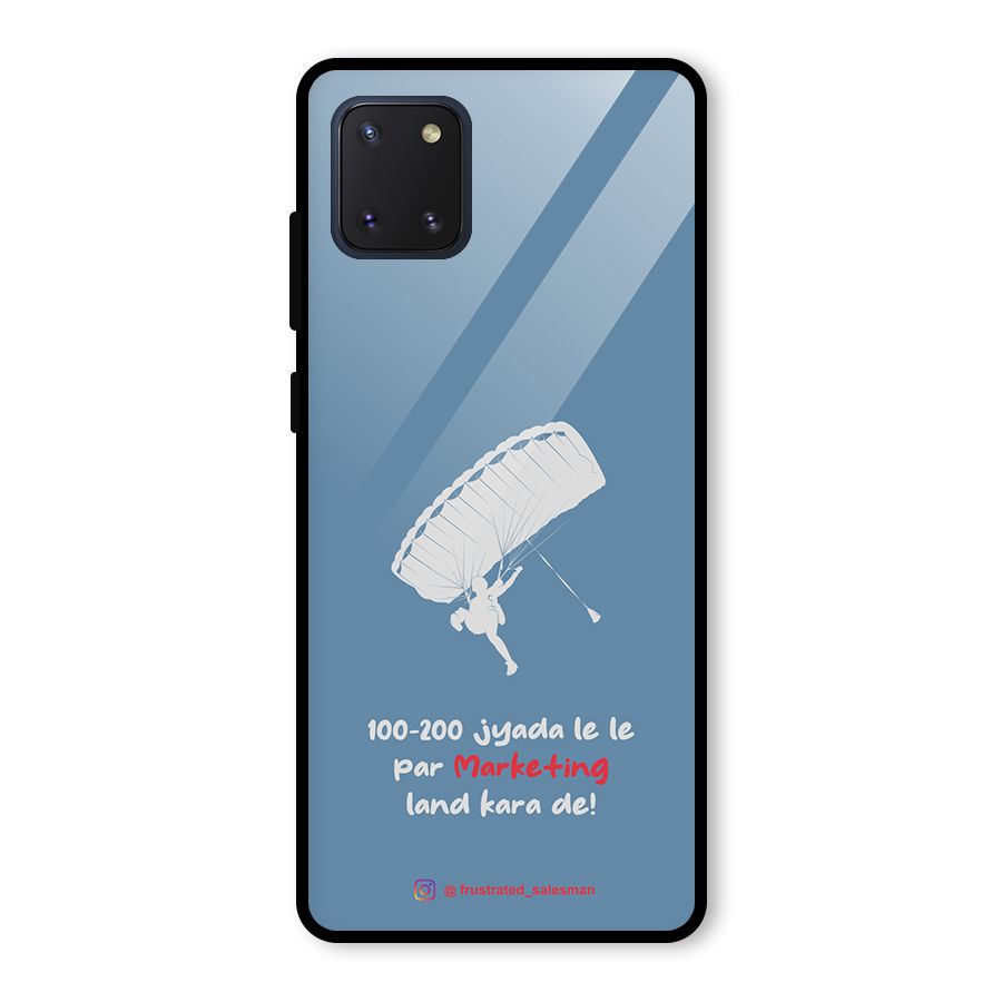 Marketing Land Kara De SteelBlue Glass Back Case for Galaxy Note 10 Lite
