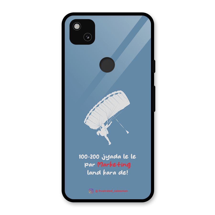 Marketing Land Kara De SteelBlue Glass Back Case for Google Pixel 4a
