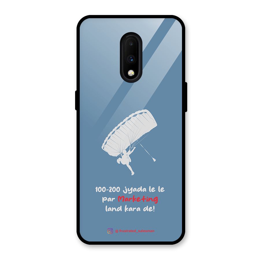 Marketing Land Kara De SteelBlue Glass Back Case for OnePlus 7