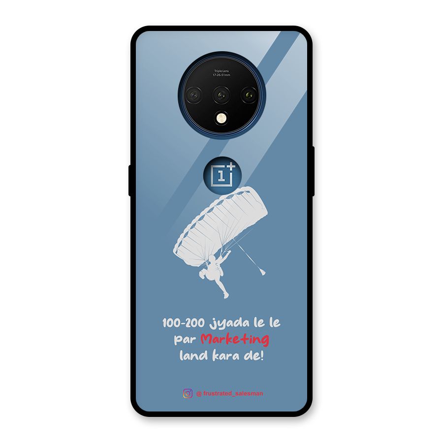 Marketing Land Kara De SteelBlue Glass Back Case for OnePlus 7T