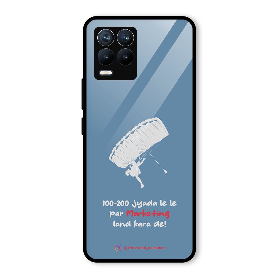 Marketing Land Kara De SteelBlue Glass Back Case for Realme 8