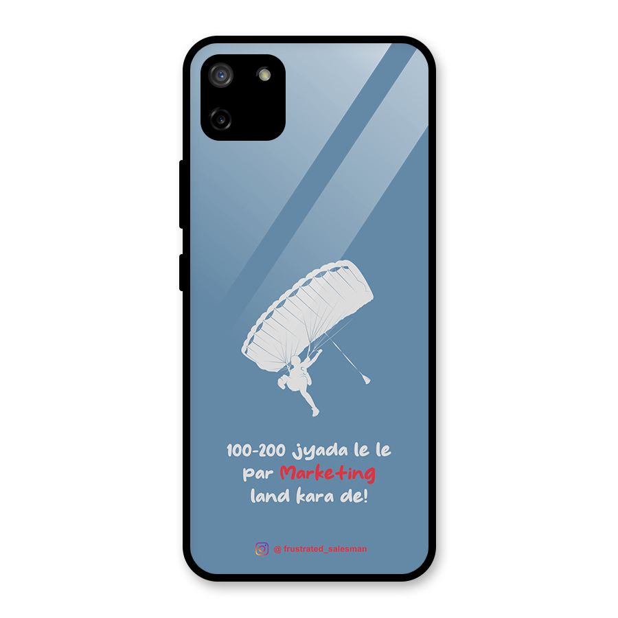 Marketing Land Kara De SteelBlue Glass Back Case for Realme C11