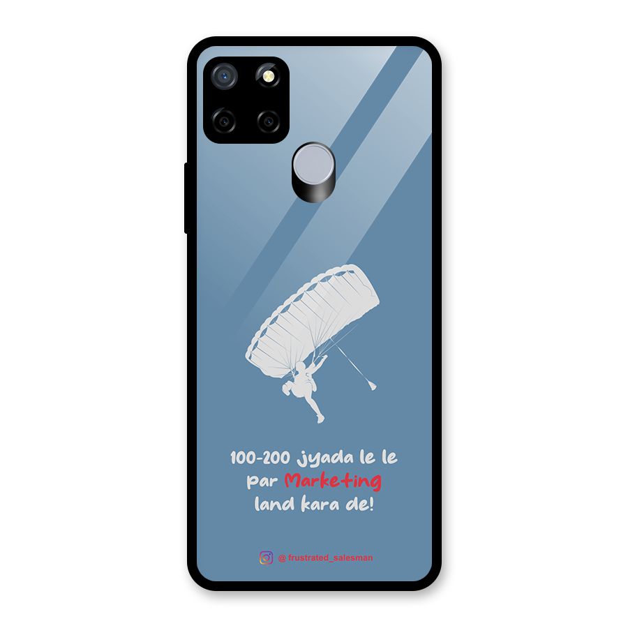 Marketing Land Kara De SteelBlue Glass Back Case for Realme Narzo 20