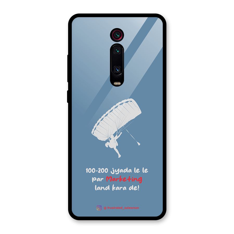 Marketing Land Kara De SteelBlue Glass Back Case for Redmi K20