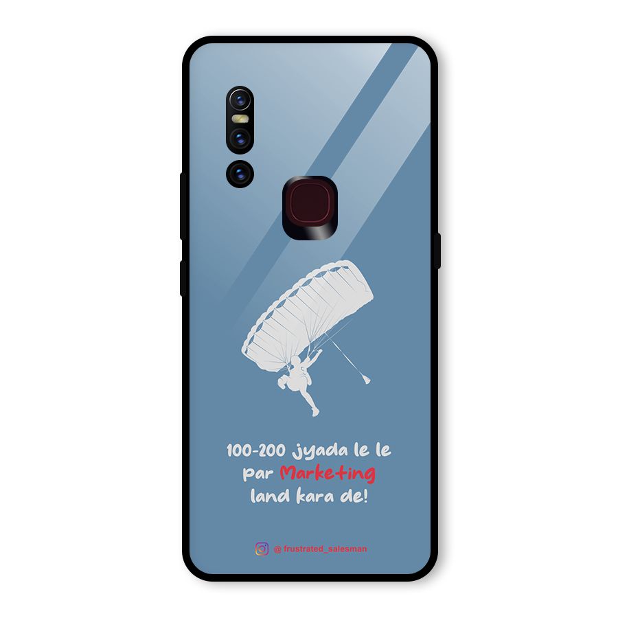 Marketing Land Kara De SteelBlue Glass Back Case for Vivo V15
