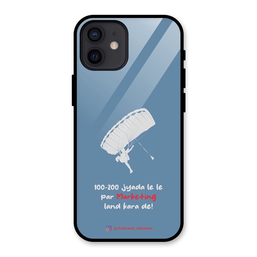 Marketing Land Kara De SteelBlue Glass Back Case for iPhone 12