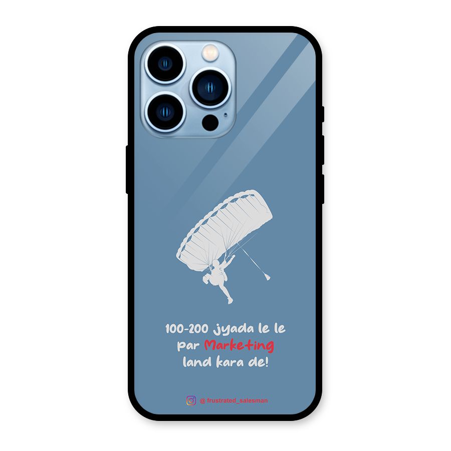 Marketing Land Kara De SteelBlue Glass Back Case for iPhone 13 Pro