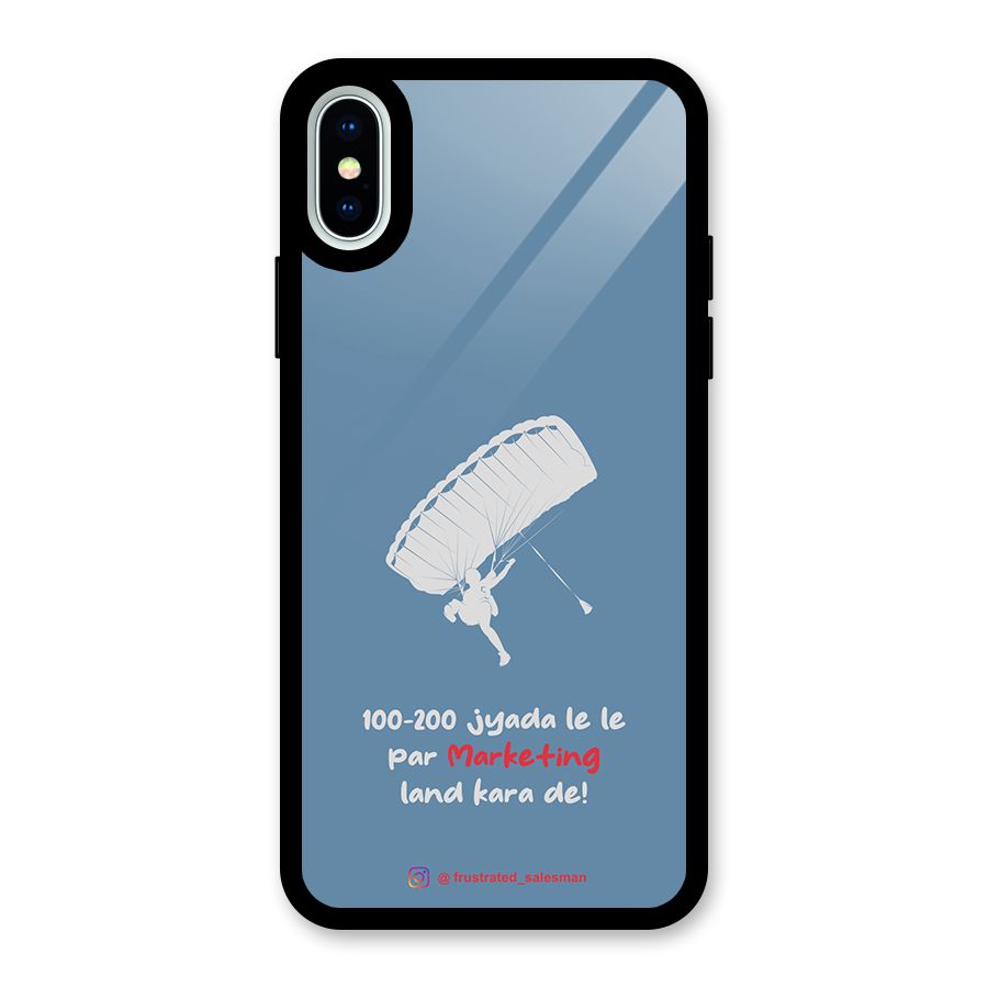 Marketing Land Kara De SteelBlue Glass Back Case for iPhone X