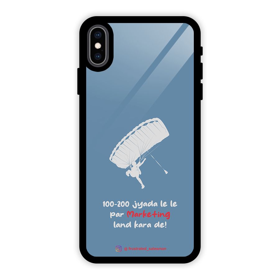 Marketing Land Kara De SteelBlue Glass Back Case for iPhone XS Max