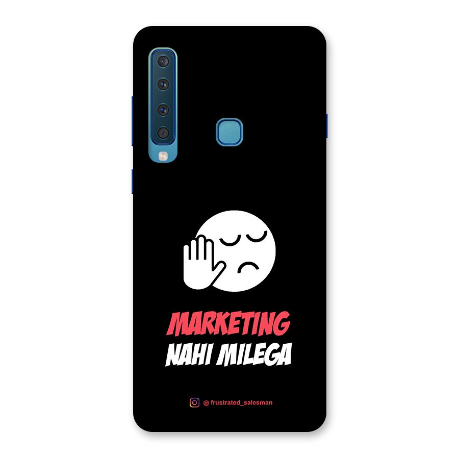 Marketing Nahi Milega Black Back Case for Galaxy A9 (2018)