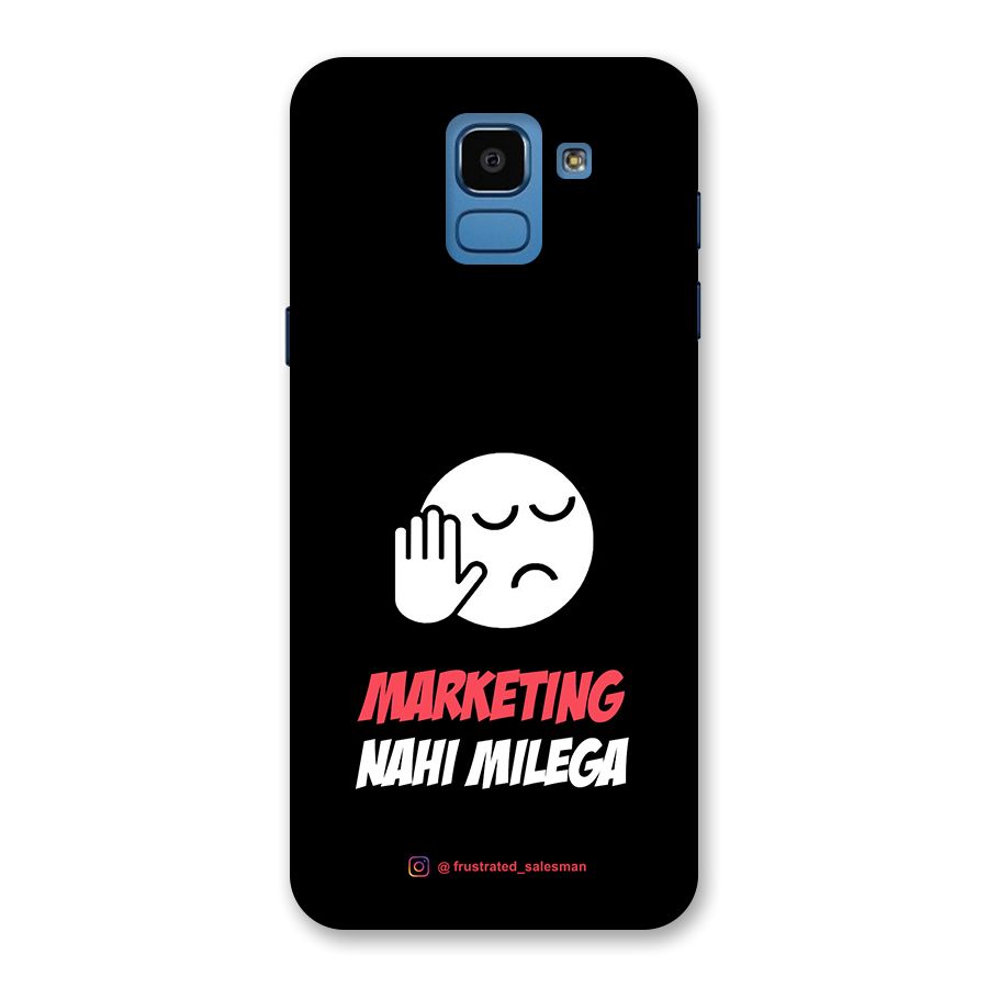 Marketing Nahi Milega Black Back Case for Galaxy On6