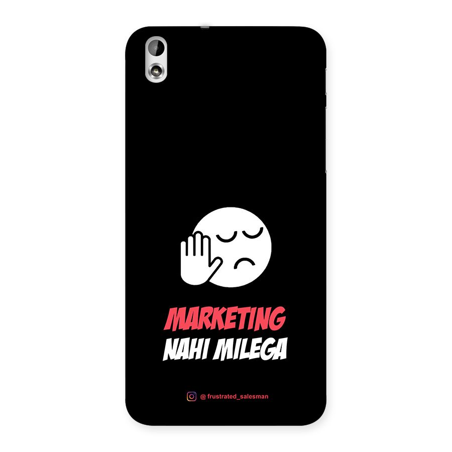 Marketing Nahi Milega Black Back Case for HTC Desire 816g