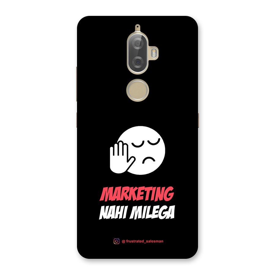 Marketing Nahi Milega Black Back Case for Lenovo K8 Plus