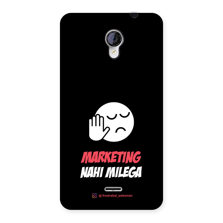 Marketing Nahi Milega Black Back Case for Micromax Unite 2 A106