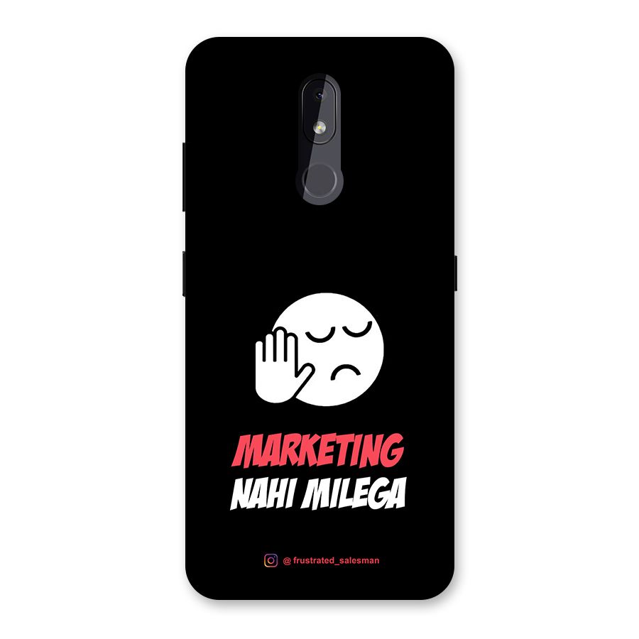 Marketing Nahi Milega Black Back Case for Nokia 3.2