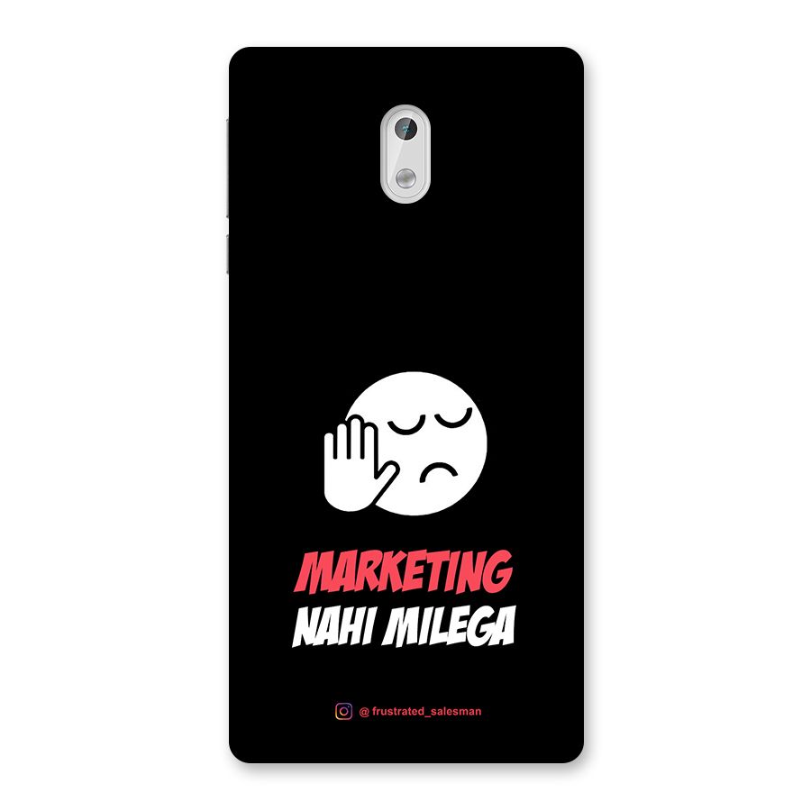 Marketing Nahi Milega Black Back Case for Nokia 3