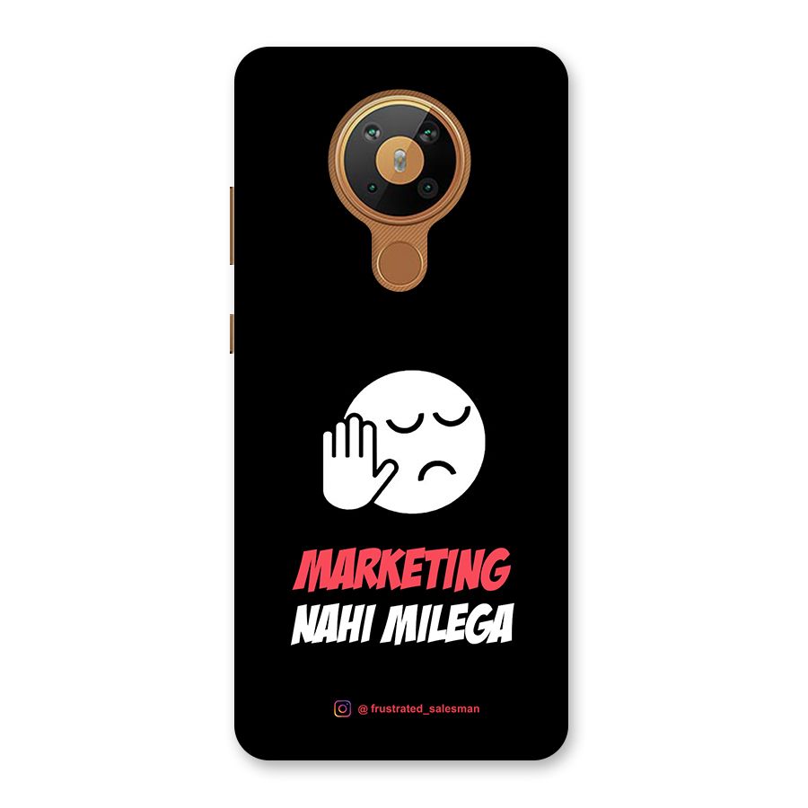 Marketing Nahi Milega Black Back Case for Nokia 5.3