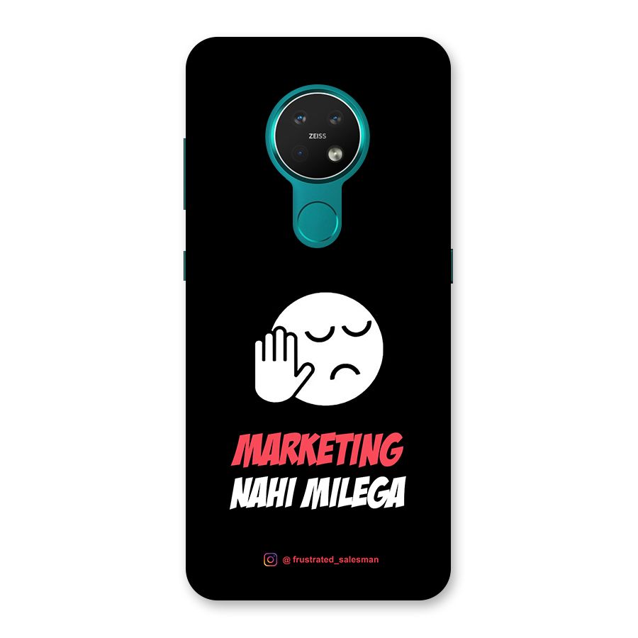 Marketing Nahi Milega Black Back Case for Nokia 7.2