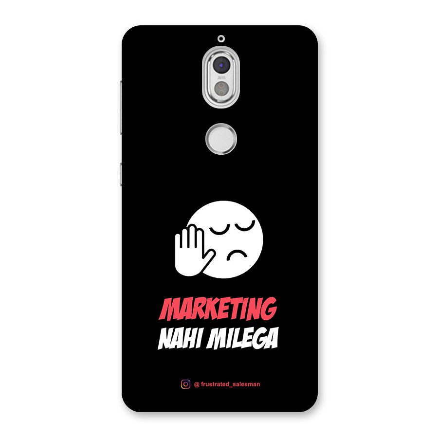 Marketing Nahi Milega Black Back Case for Nokia 7