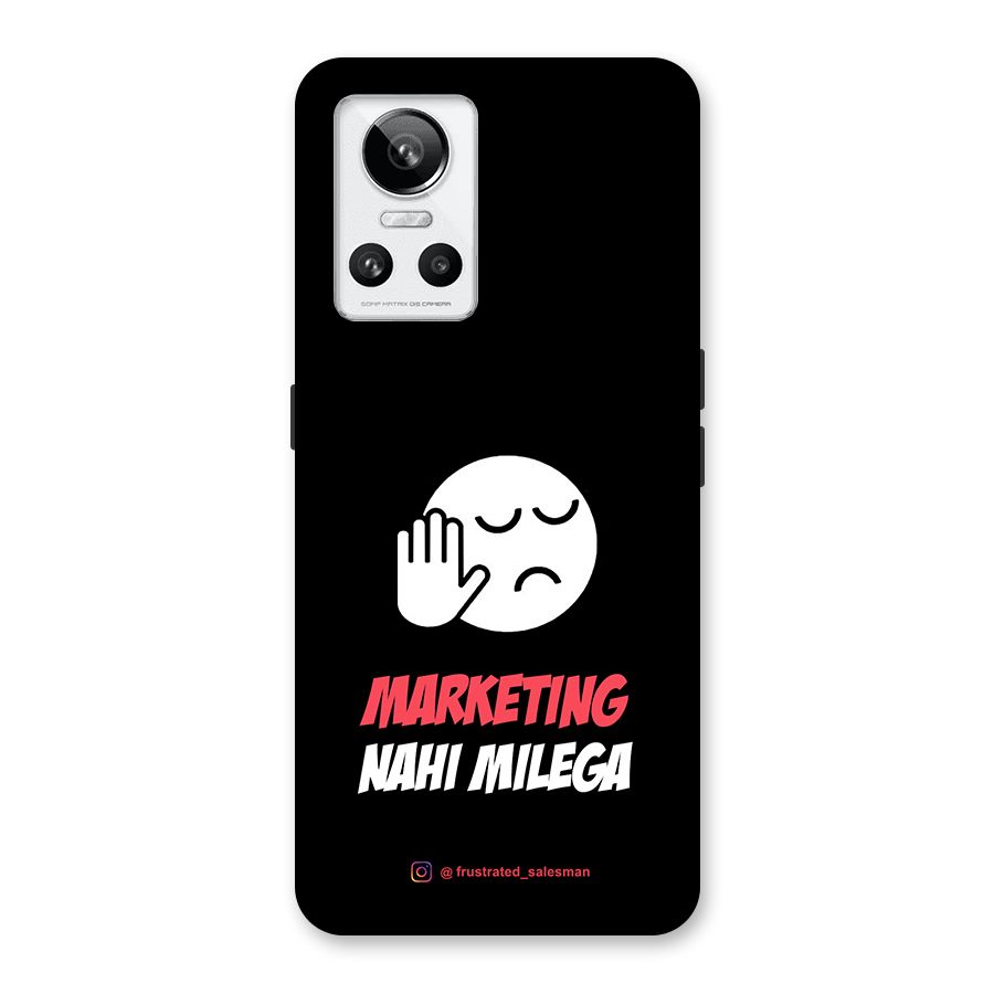 Marketing Nahi Milega Black Back Case for Realme GT Neo 3