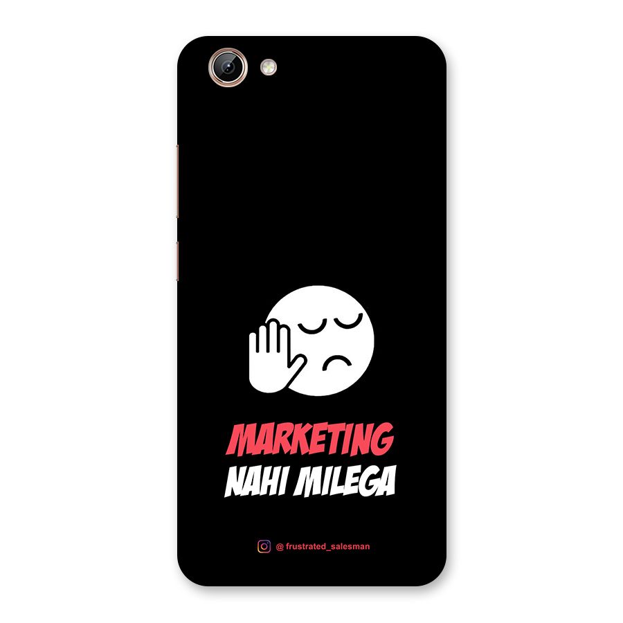 Marketing Nahi Milega Black Back Case for Vivo Y71i