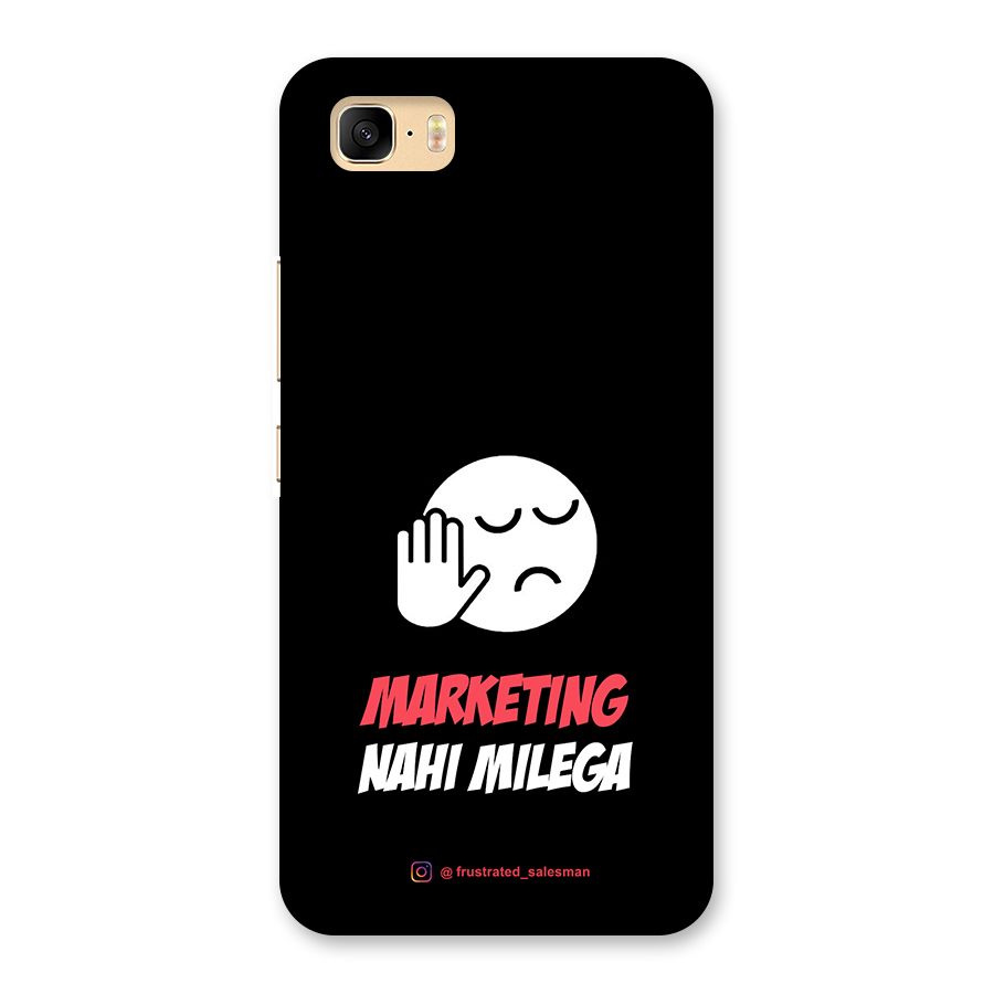 Marketing Nahi Milega Black Back Case for Zenfone 3s Max
