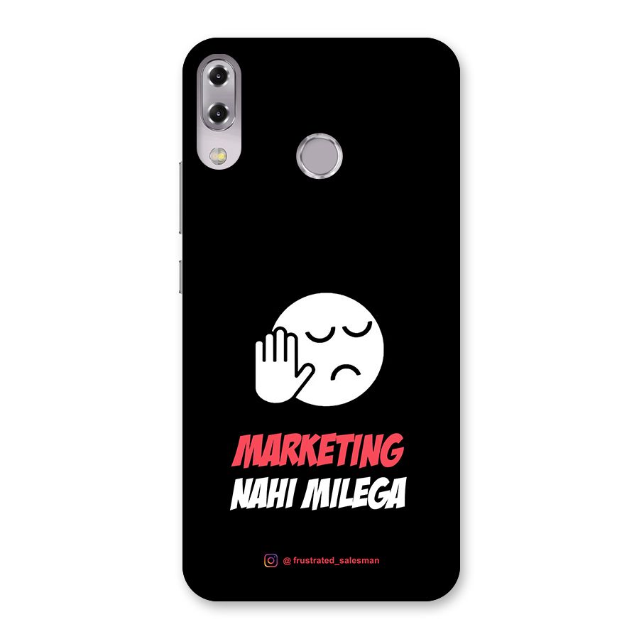 Marketing Nahi Milega Black Back Case for Zenfone 5Z