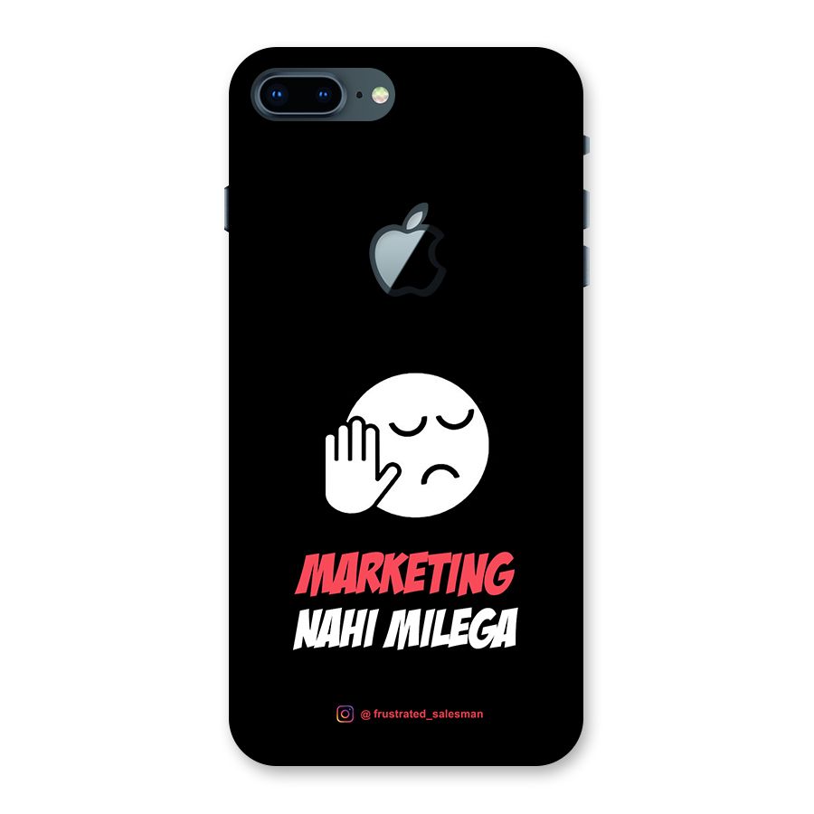 Marketing Nahi Milega Black Back Case for iPhone 7 Plus Apple Cut