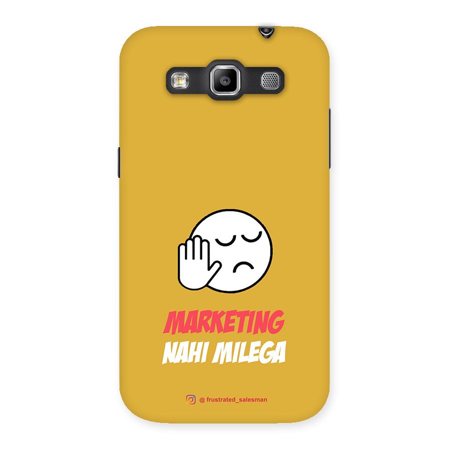 Marketing Nahi Milega Mustard Yellow Back Case for Galaxy Grand Quattro