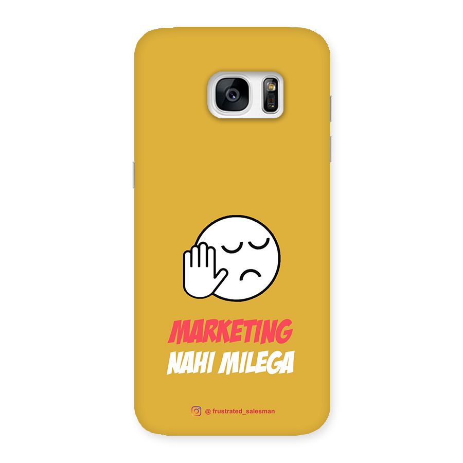 Marketing Nahi Milega Mustard Yellow Back Case for Galaxy S7 Edge