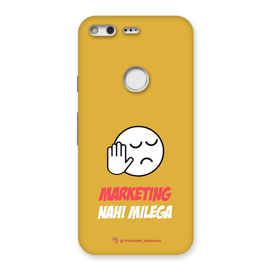 Marketing Nahi Milega Mustard Yellow Back Case for Google Pixel