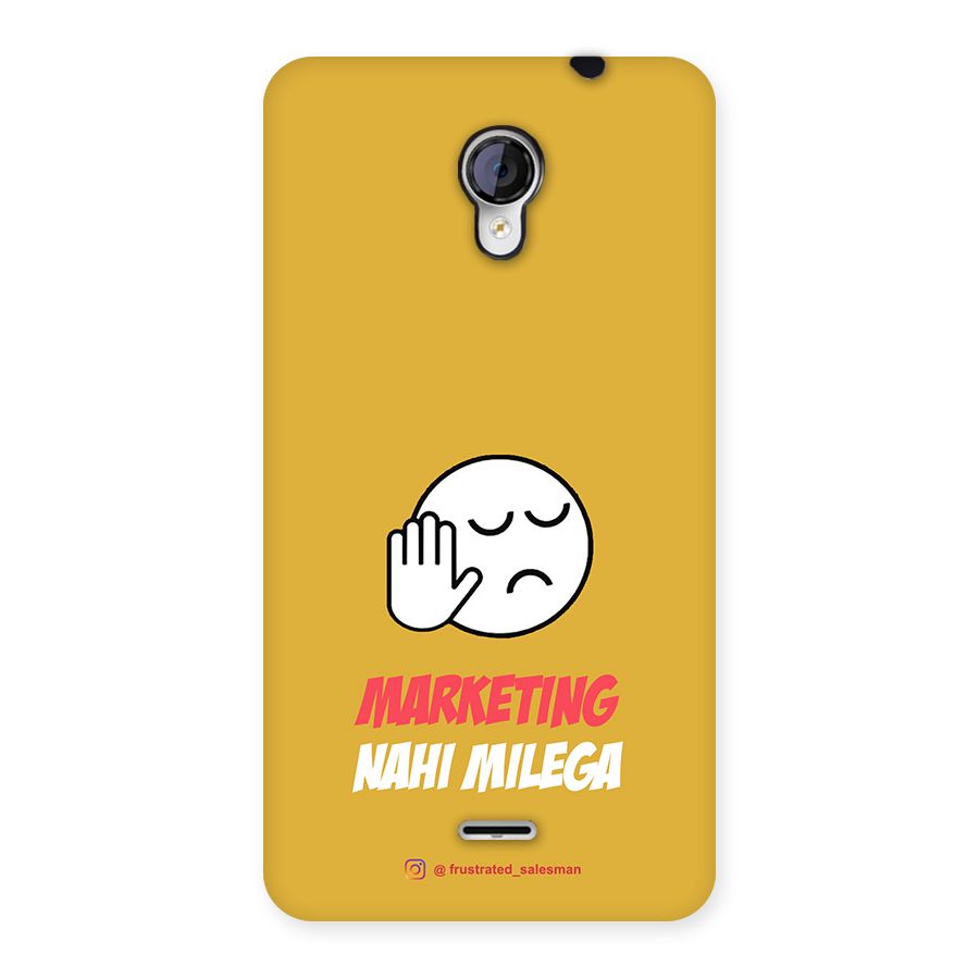 Marketing Nahi Milega Mustard Yellow Back Case for Micromax Unite 2 A106